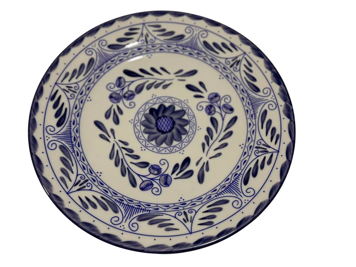 Bajo plato Talavera Flor