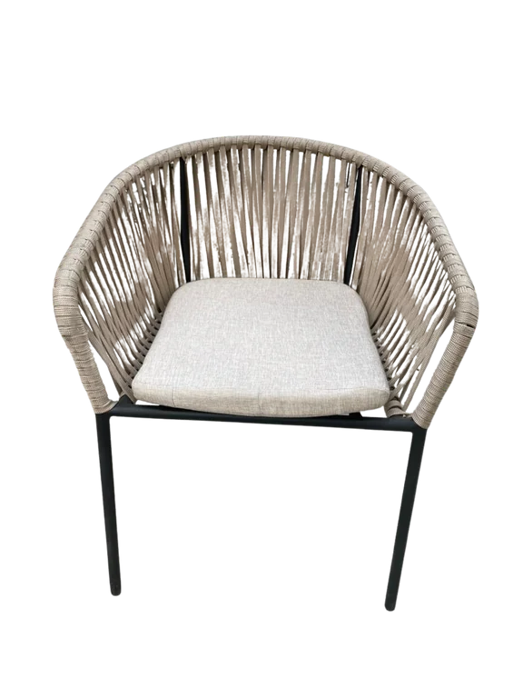 Silla Roque de fibra tejida